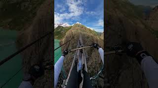 GoPro | MTB Balance Over Deep Canyon 🎬 Kilian Bron #Shorts