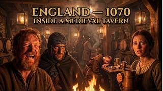 What Life Was Really Like Inside a Medieval Tavern in England in 1070 (AI Reconstruction)