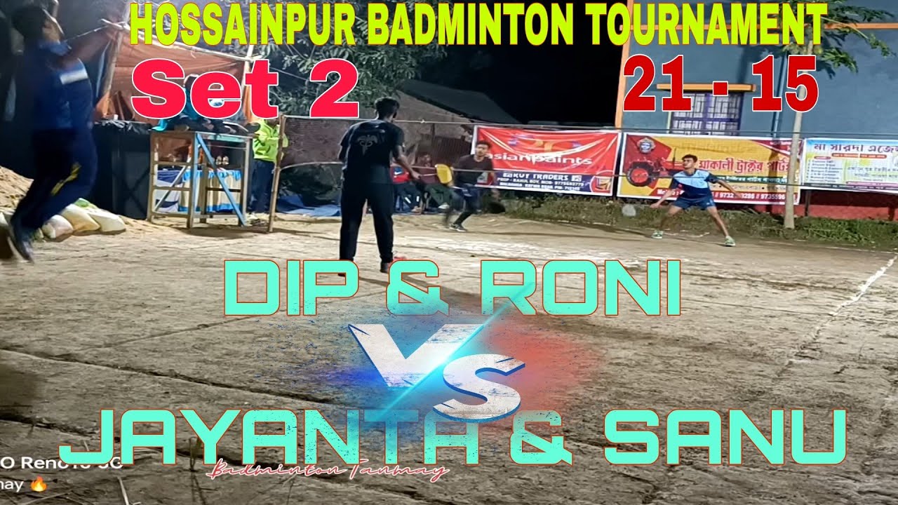 Dip Roni DIP & RONI🆚JAYANTA & SANU#badminton#shortvideo#defence#outdoors#smash# ...