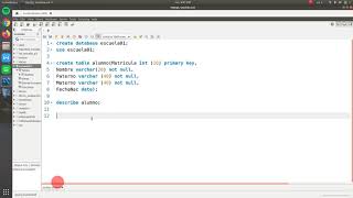 Crear Bases de Datos, Tablas Y Insertar Datos en MYSQL workbench