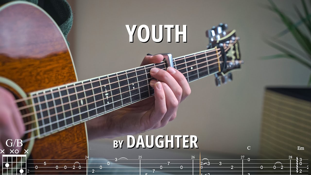 Youth - Daughter | Fingerstyle Guitar Cover | Tabs + Chords + Lyrics