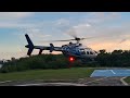 Pouso e Decolagem do H-125 Esquilo B3(PR-RCT)+Bell 407(PR-JMH)-Lagoa-RJ-09/02/25