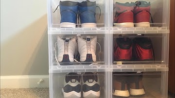 SNEAKER STORAGE | Drop Front Shoe Containers/ Display