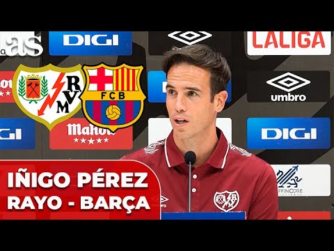 RUEDA DE PRENSA completa de IÑIGO PÉREZ en la previa del RAYO VALLECANO ...
