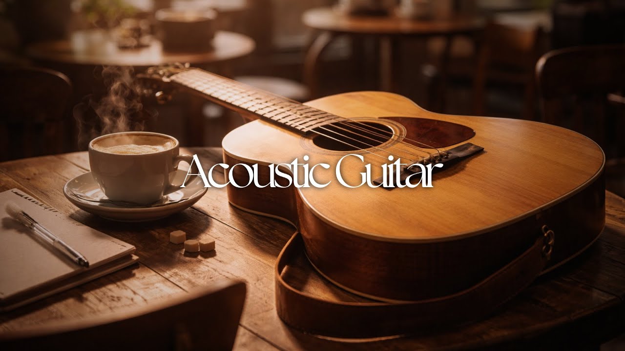 Relaxing Acoustic Guitar Music ☕ for Study, Work & Cozy Cafe Ambience (+2 Hours)