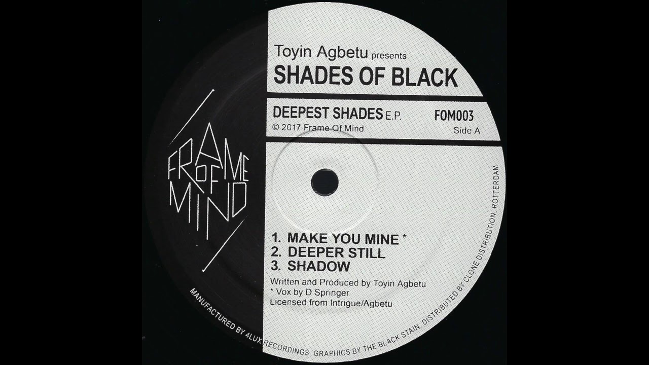 Toyin Agbetu Presents Shades Of Black - Blurton Road (Nemesis Remix) - Frame Of Mind