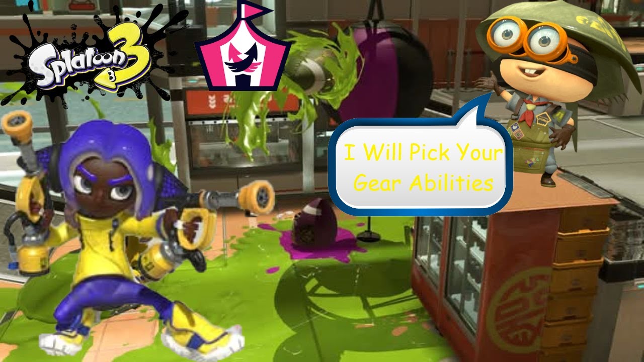 SPLATOON 3 MONTHLY CHALLENGE SHELDON ABILITY PICKS*GREAT_HERO_KUURU PLAYS SPLATOON 3