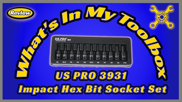 What’s in My Toolbox | Us.Pro 3931 Impact Hex Bit Socket Set – Honest Tool Review