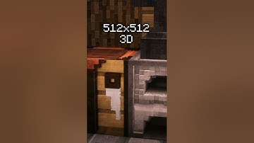 Minecraft Texture Comparison (8x8 vs 512x512)What Resource Pack are you using currently