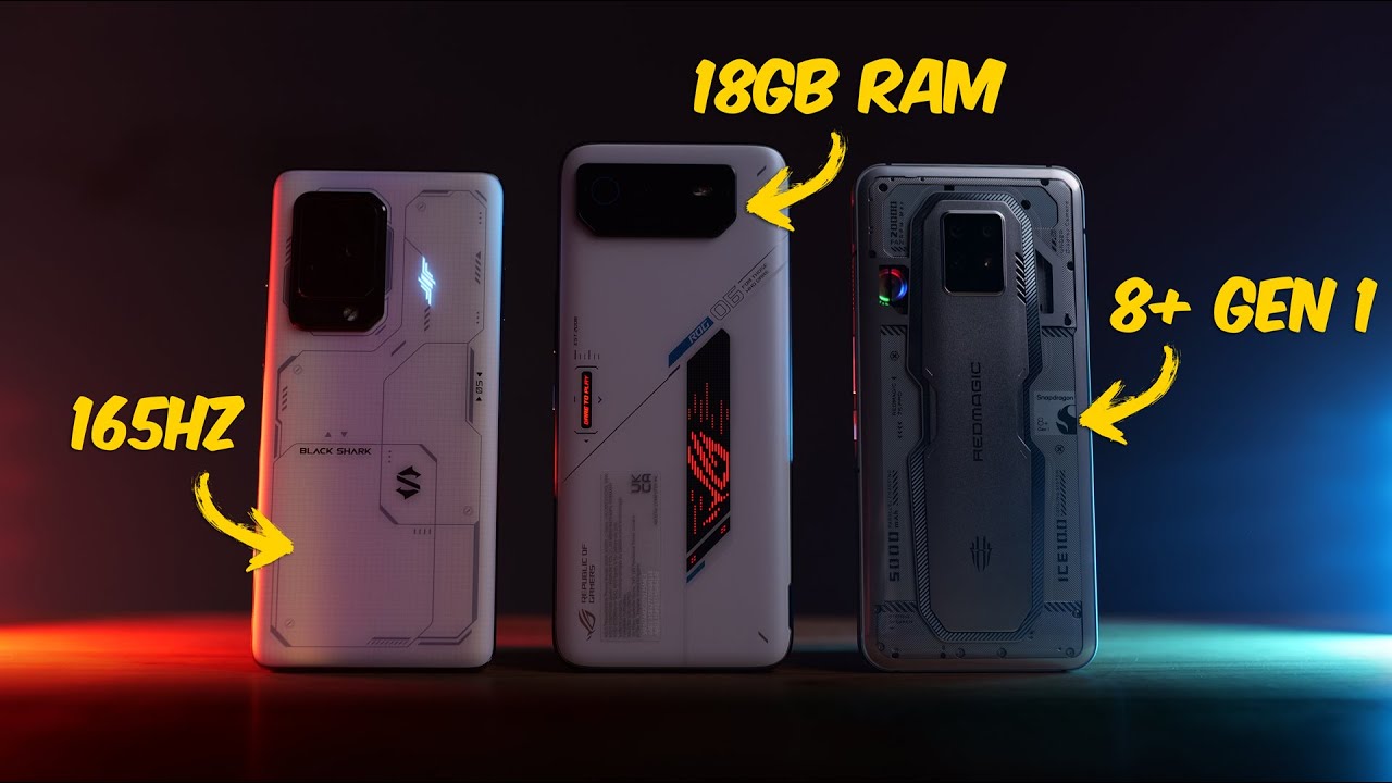 The BEST Gaming Phone 2022! Asus Rog Phone 6 vs Redmagic 7S Pro vs