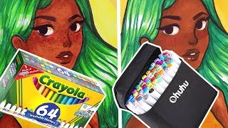 Ohuhu markers vs Crayola markers | I Am Very Impressed comparison video