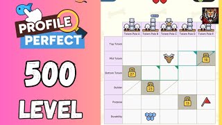Profile Perfect Level 500 walkthrough solution