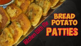 Bread Potato Patties l How to make Bread Potato Patties