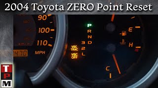 2004 Toyota 4Runner ZERO Point Reset - ThinkDiag 2
