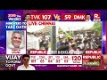 Vijay Oath Ceremony LIVE: TVK Chief To Take Oath With 9 Ministers | Actor Trisha Reaches Venue