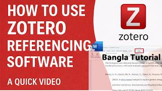 How to Use Zotero for Citation and Referencing in 3 Minutes | Bangla Tutorial 2026