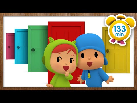 🚪 POCOYÓ en ESPAÑOL - Las Puertas De Colores [ 133 min ] | CARICATURAS y DIBUJOS ANIMADOS para niños