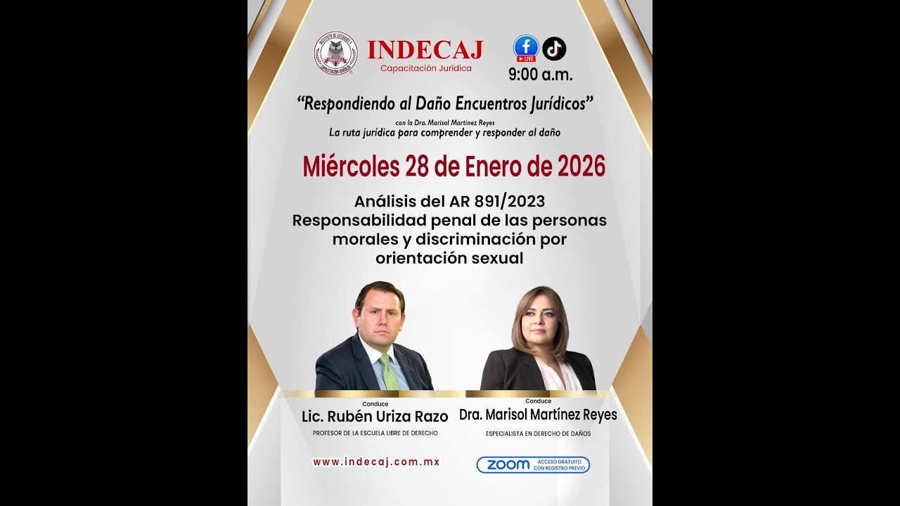 C27 Respondiendo al Daño ⚖️ Encuentros Jurídicos con la Dra  Marisol Martínez Reyes