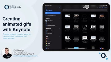 Creating animated gifs with Keynote