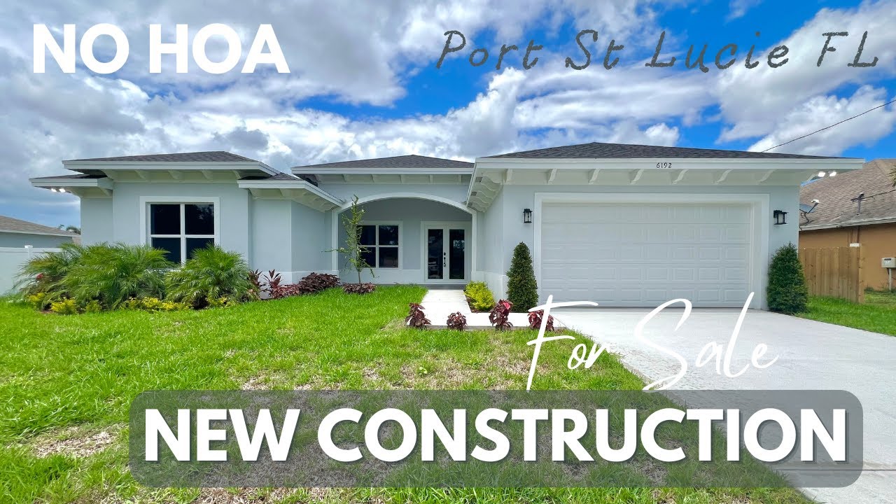 HIGH CEILINGS & MODERN Custom Home NO HOA For Sale in Torino Port St
