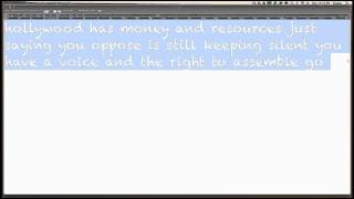 the rise of the USER the end of SOPA