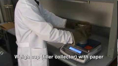 PaveAnalyzer — How-to determinate bituminous mixture soluble binder content