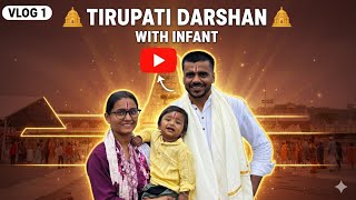 Vlog 1 : Tirupati darshan with infant  screenshot 5