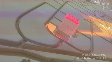 MVii Architectural Model - 3D Animation Projection Mapping Model - The Rainbow