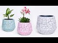 Easy pottery making with Cement  || Cement flower vase - Cement planter Making ,Treepot making
