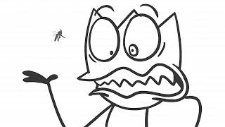 THIS FLY FLIES MAX'S MIND AWAY - Pencilanimation Short Animated Film - Monochromatic