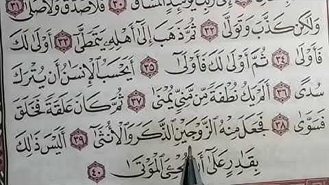 تصحيح التلاوة بتكرار كل آية من سورة القيامة بالأحكام بالتجويدية تكرار للأطفال وتثبيت حفظ للكبار