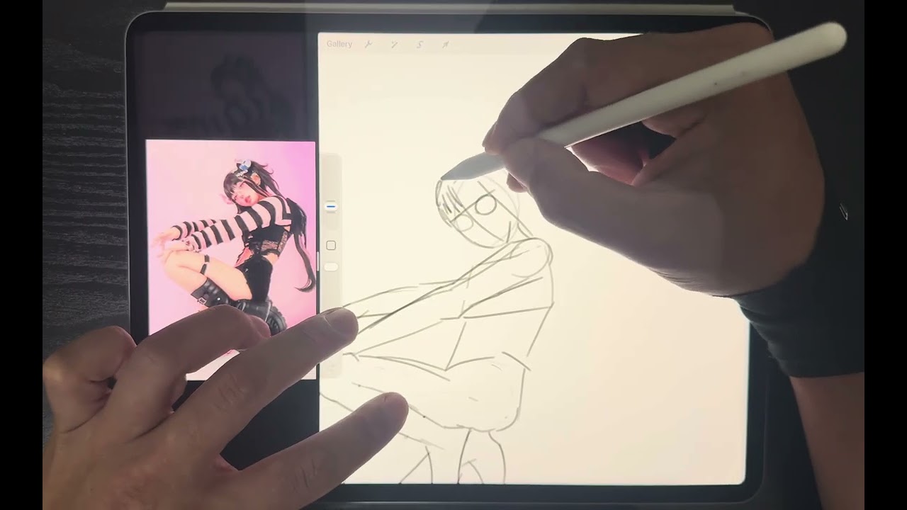 Figure Drawing – Digital Sketch on iPad