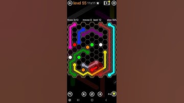 How To Solve Flow Free Hexes Jumbo Pack Level 55 11x11 Board Walk Through Solution Walkthrough