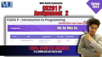 cs201p assignment 2 solution 2024 | cs201p assignment 2 | cs201p ass 2 | cs201p assignment 2 2024