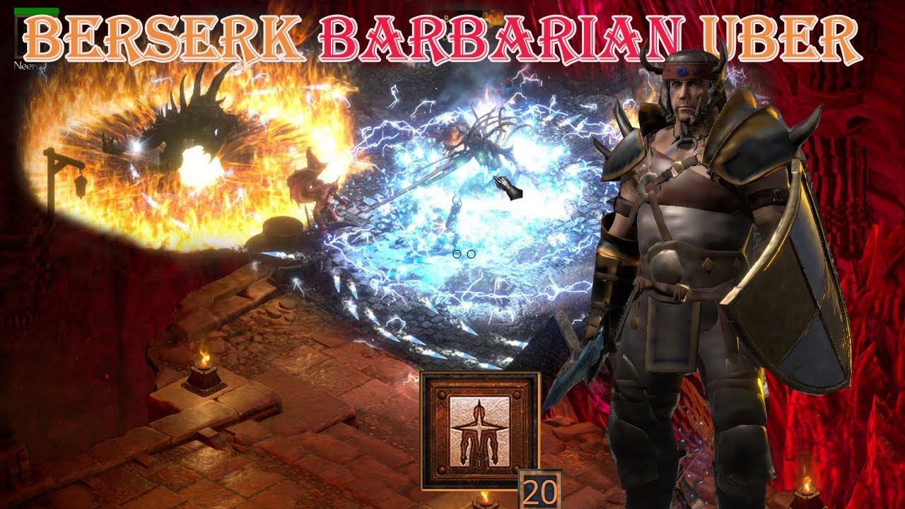Diablo II Resurrected - Berserker Barbarian Build Uber Tristram
