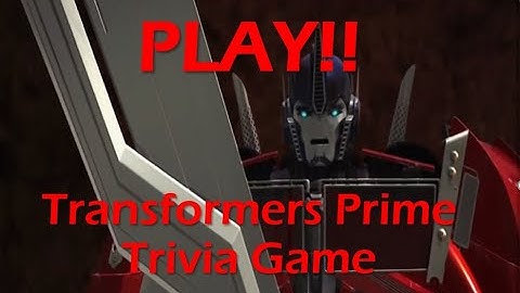 Transformers Prime Trivia Quiz for Experts (Part 1)  #TransformersPrime #TFP #TFPrime