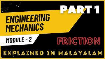 Friction | Module 2 | Part 1 | Engineering Mechanics | Target KTU