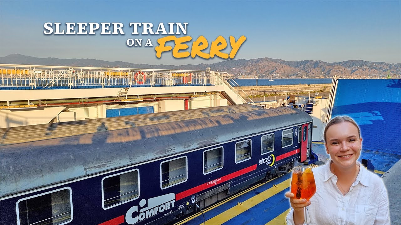 Rome to Sicily on a sleeper train that boards a FERRY | Ep 51