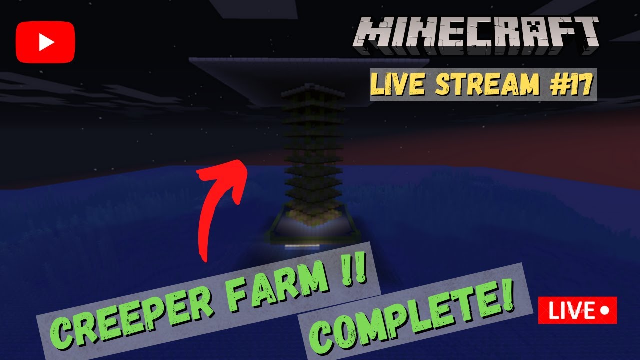🔴 MINECRAFT LIVE INDIA | CREEPER FARM OP | SIGHCRAFT S01E17