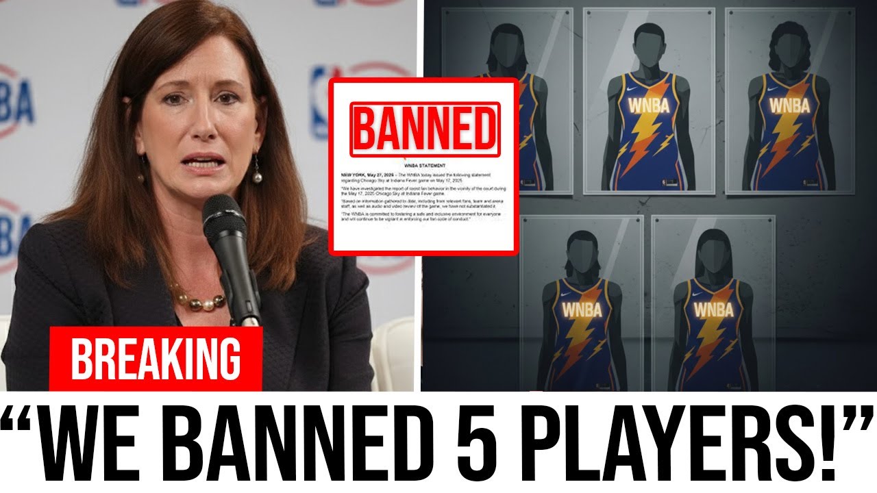 WNBA Commissioner CONFIRMS 5 Players Have Been BANNED Immediately ...