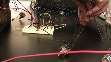 Chaos Nand Synth on a breadboard