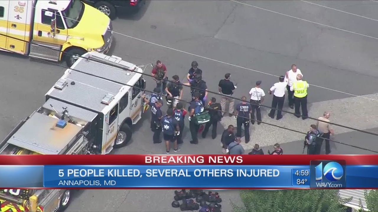 Several People Dead After Shooting At Capital Gazette Newspaper In