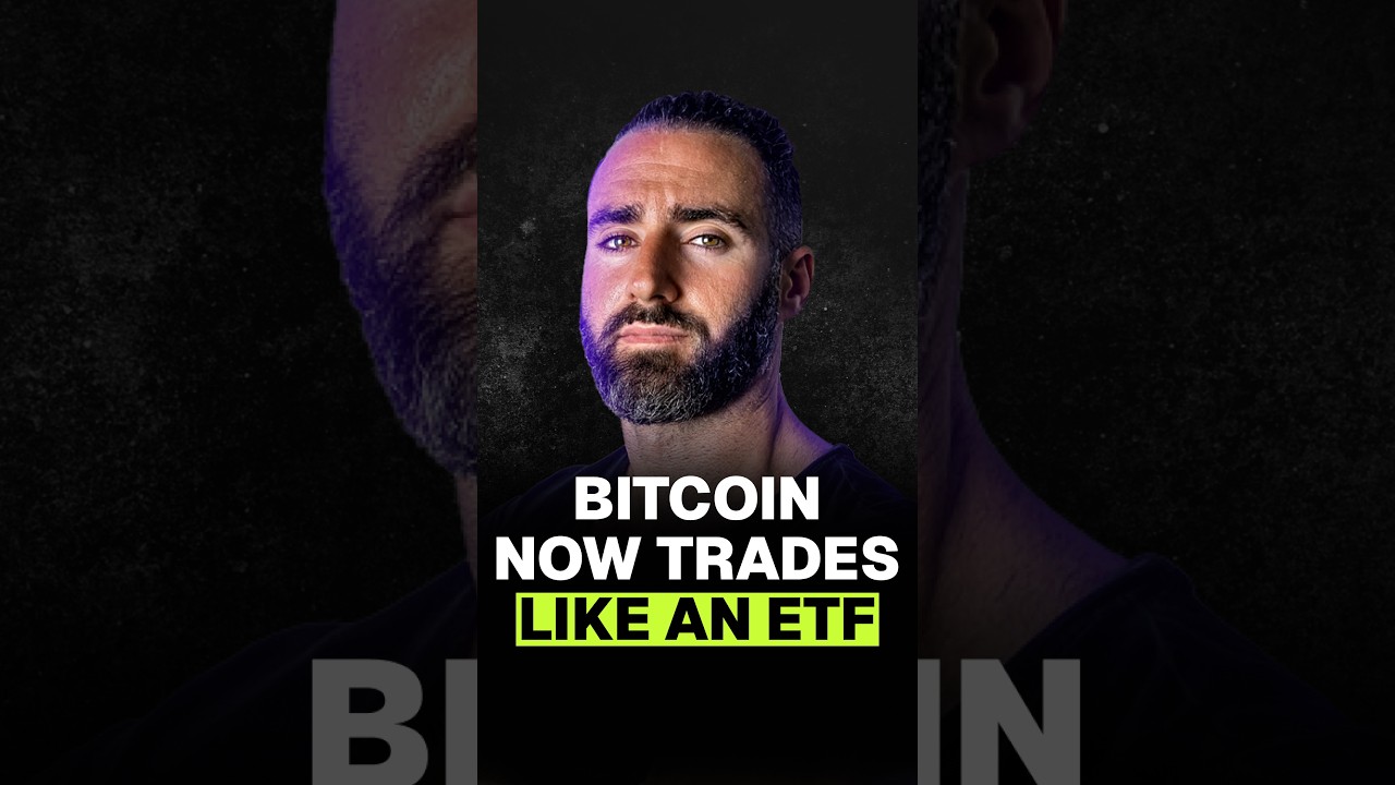 "Bitcoin trades like an ETF now" — ex-NYSE market maker - YouTube thumbnail