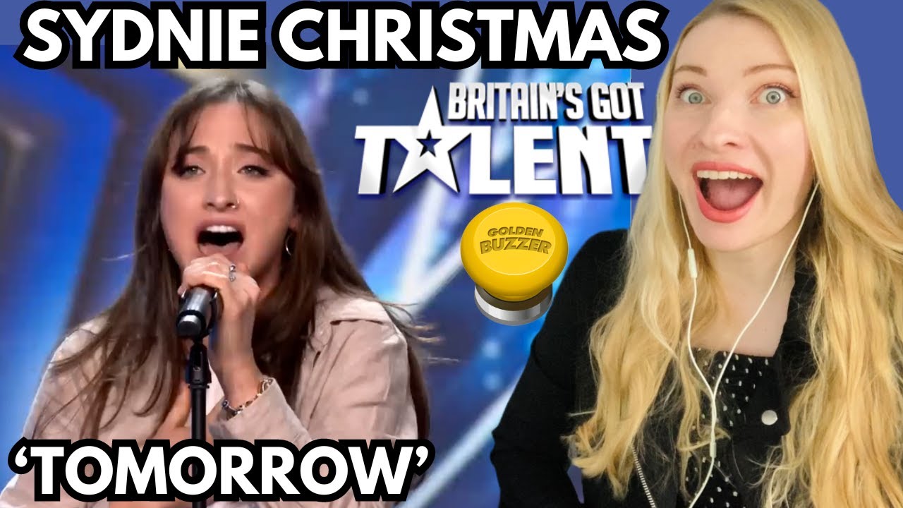 Vocal Coach Reacts: SYDNIE CHRISTMAS 'Tomorrow' Golden Buzzer BGT Audition - In Depth Analysis!