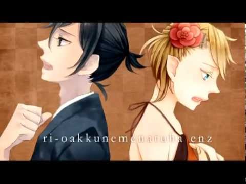 【Kagamine Rin・Len】 The oni princess and a flower tempest 【polskie napisy・eng subs】
