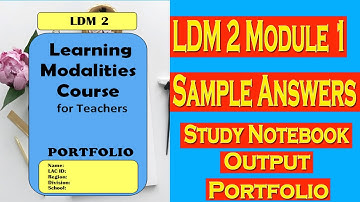LDM 2 Module 1 Complete Answers Free Template