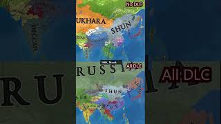 EU4 No DLC vs All DLC - Asia timelapse #shorts