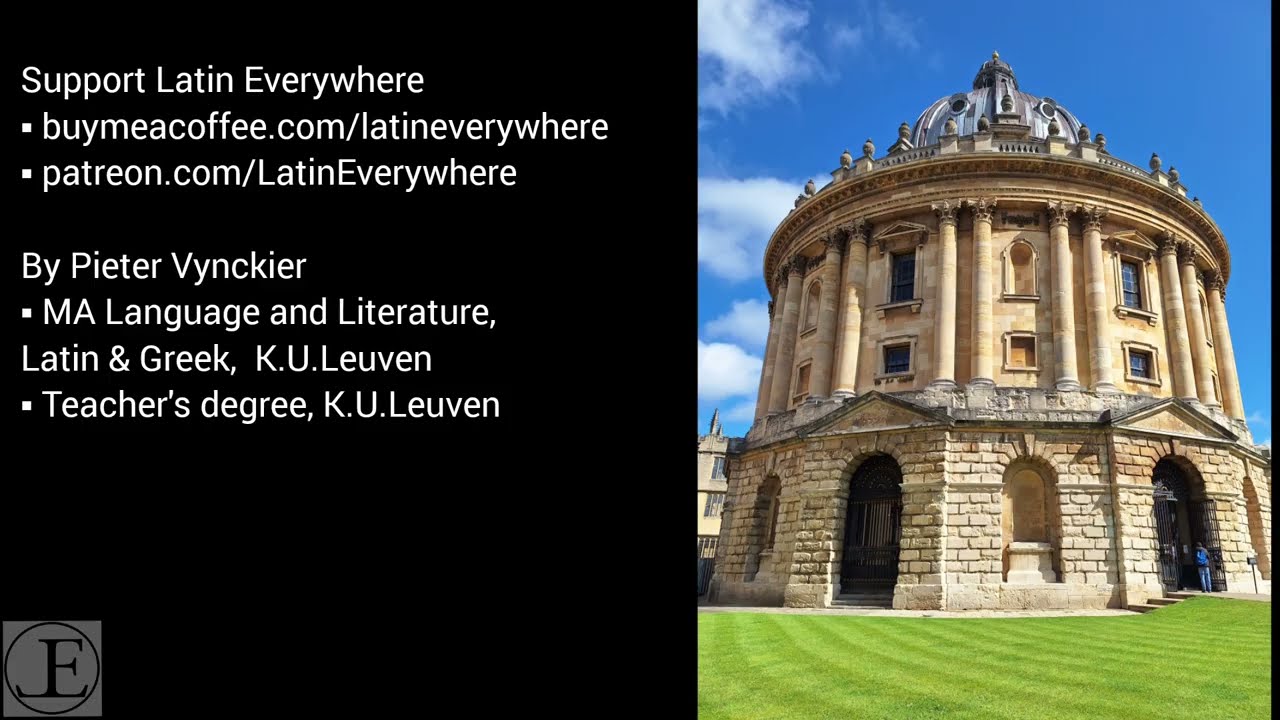 Latin inscription, Bodleian Library, Oxford