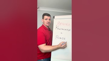 Knowledge Isn’t Power… APPLIED Knowledge Is