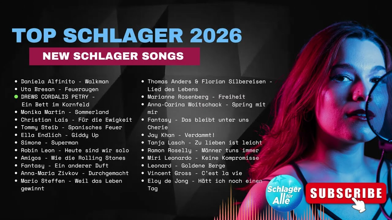 TOP SCHLAGER 2026 ⭐️ SCHLAGER SONGS ⭐️ SCHLAGER PLAYLIST